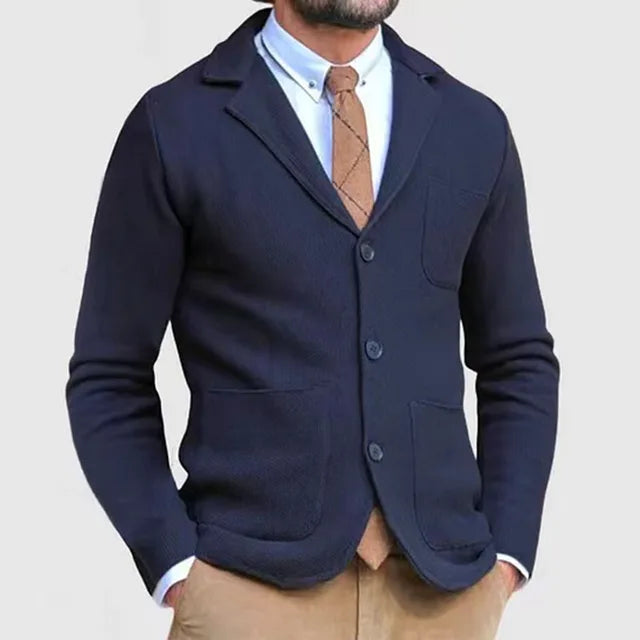 Drune | Herren Smart Casual Blazer - Im Strickstil