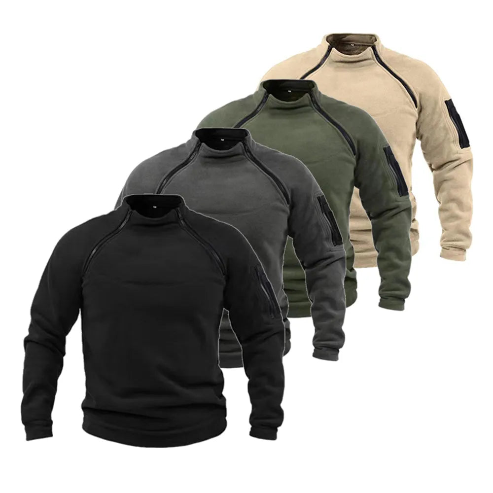 Drune - Taktischer Militär-Zipper-Sweatshirt