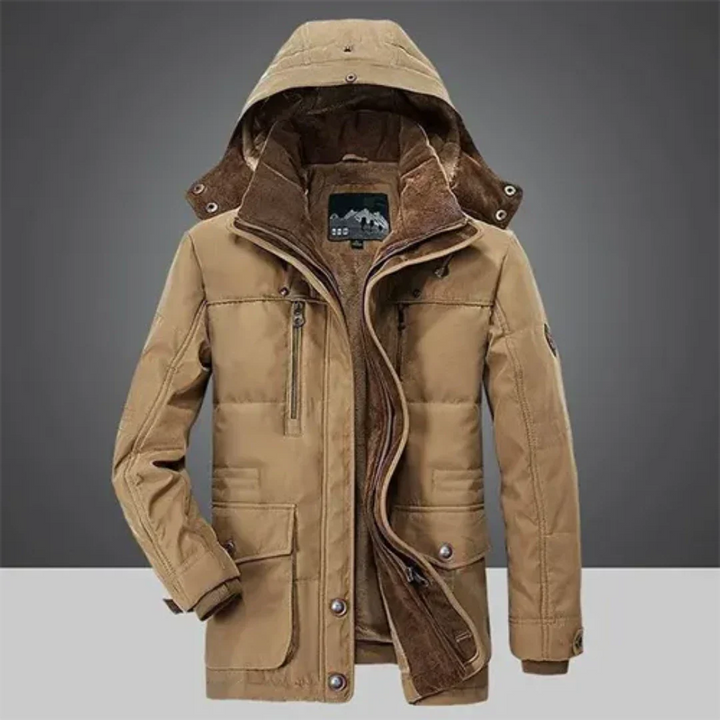 Drune | Jacke - Klassischer warmer Wintermantel mit Kapuze