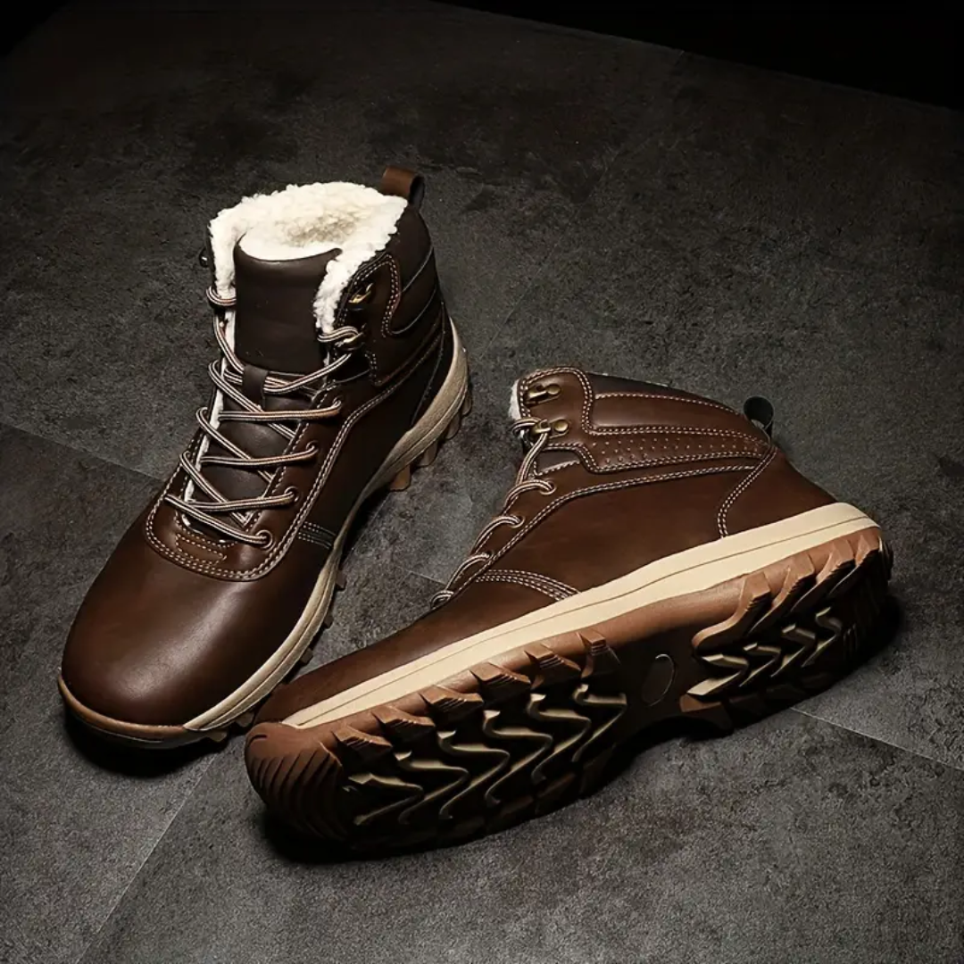 Drune | Wanderschuhe Plüsch Gefüttert - Wasserdichte Bergschuhe