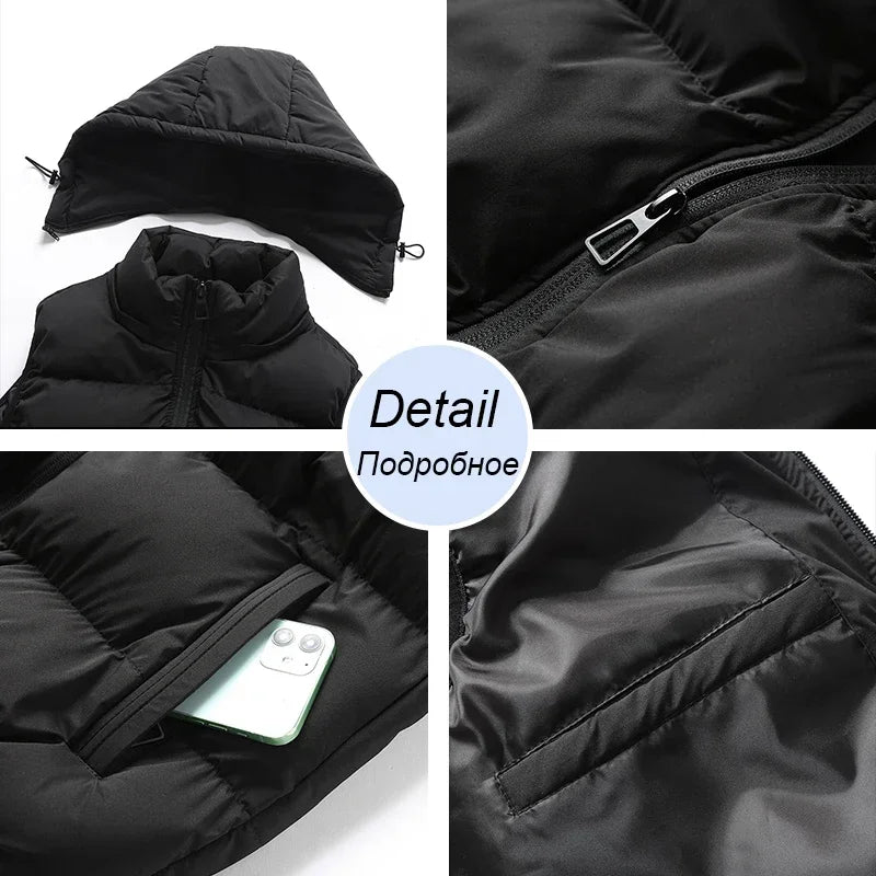 Drune | Herren Bodywarmer mit Kapuze