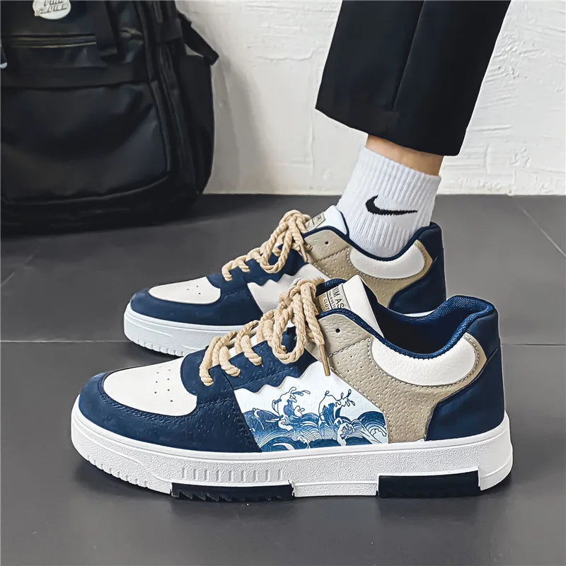 Drune | Schnürschuhe Alltag Skate Schuhe Herrenschuhe