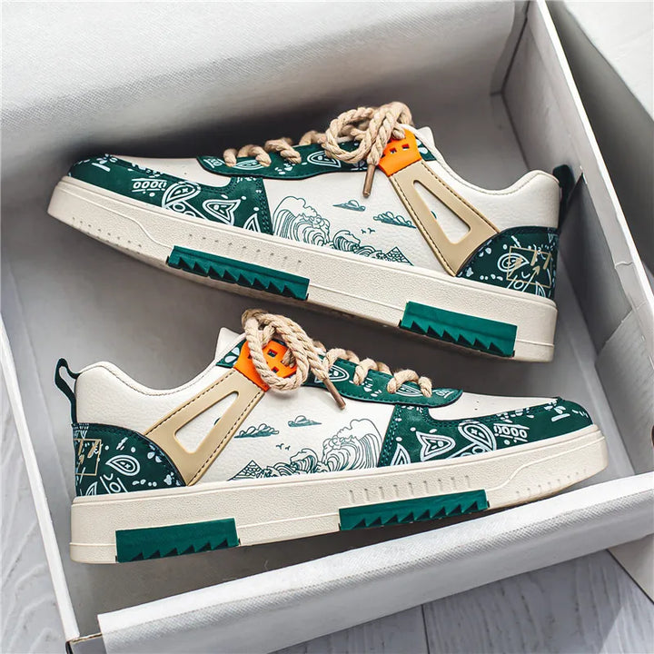 Drune | Schnürschuhe Alltag Skate Schuhe Herrenschuhe