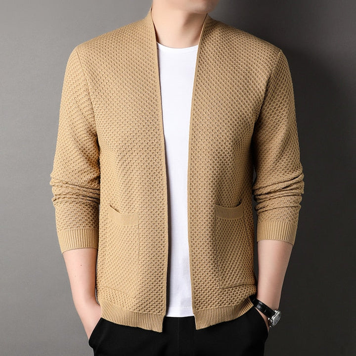 Drune | Offene Front Taschen Gestrickte Weste