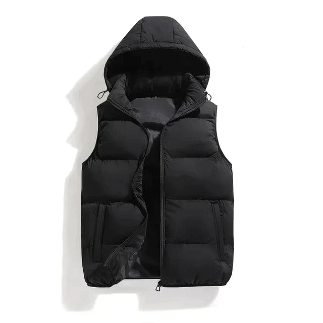 Drune | Zip-Up Kapuze Pufferwesten Bodywarmer