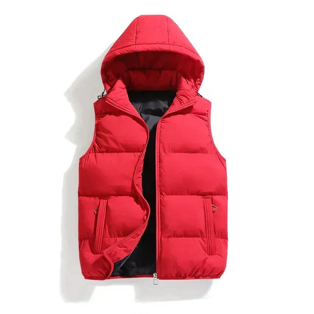 Drune | Zip-Up Kapuze Pufferwesten Bodywarmer