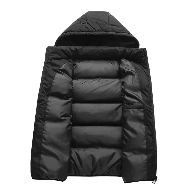 Drune | Zip-Up Kapuze Pufferwesten Bodywarmer