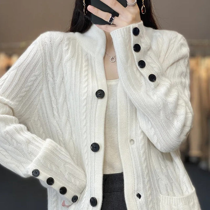 Drune | Witte Strickpullover für Damen - Stilvoller und Bequemer Pullover