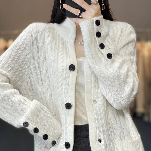 Drune | Witte Strickpullover für Damen - Stilvoller und Bequemer Pullover