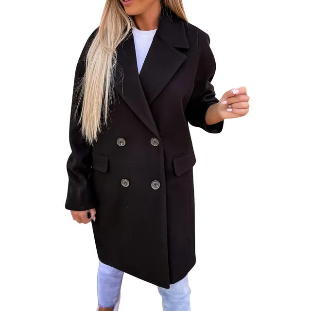Drune - Stilvoller Mid-Length Trenchcoat