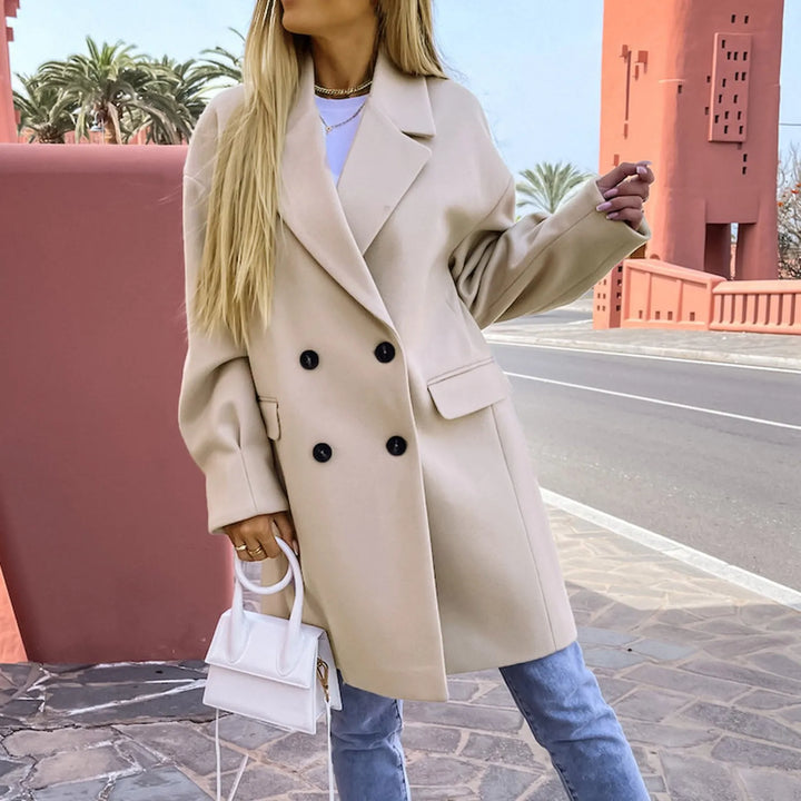 Drune - Stilvoller Mid-Length Trenchcoat