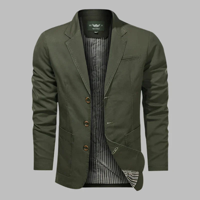 Drune | Herbstlicher Herrenblazer Mit Knöpfen