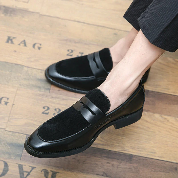 Drune | Elegante Wildleder- und Lederloafer
