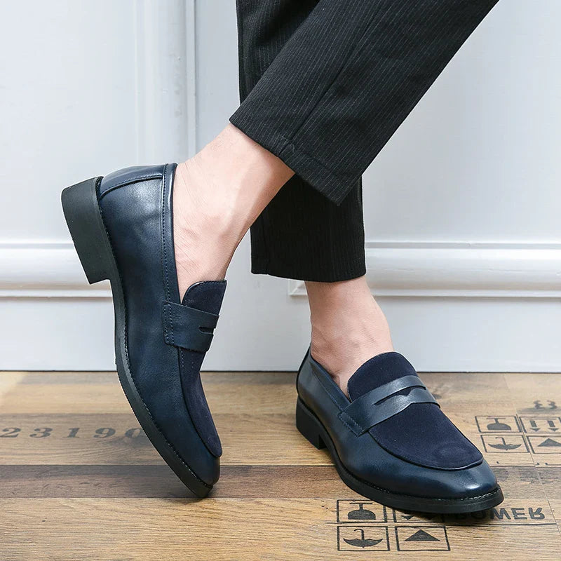 Drune | Elegante Wildleder- und Lederloafer