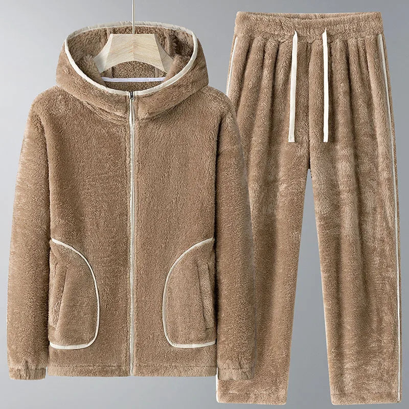 Drune | Hoodie Set aus Fleece