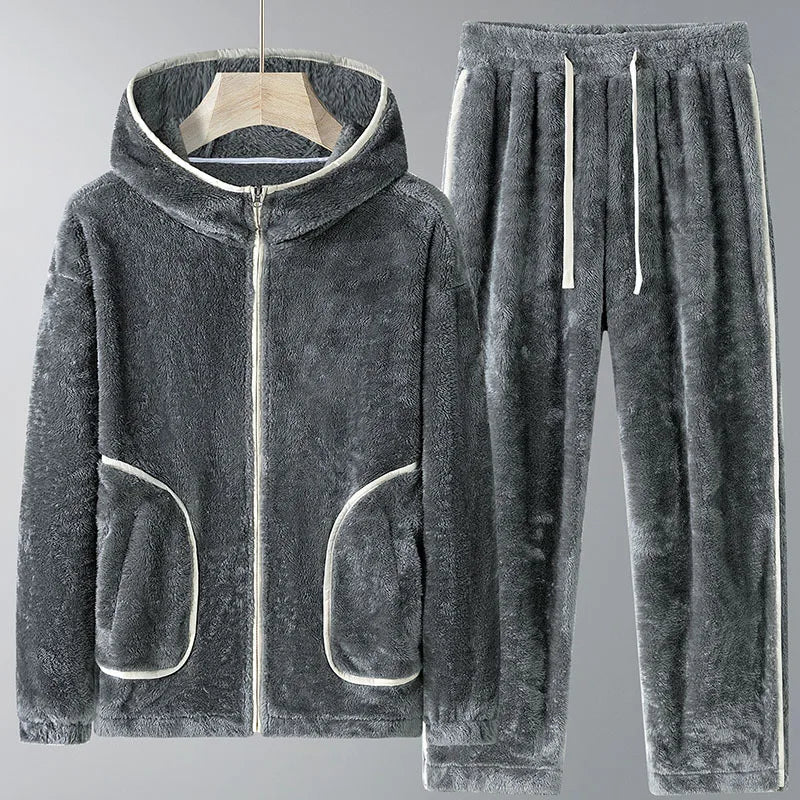 Drune | Hoodie Set aus Fleece