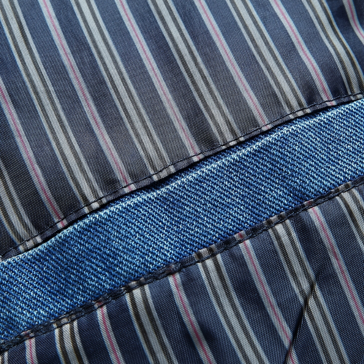 Drune | Jeansblazer Im Denim-Stil mit Einreihigem Knopfverschluss
