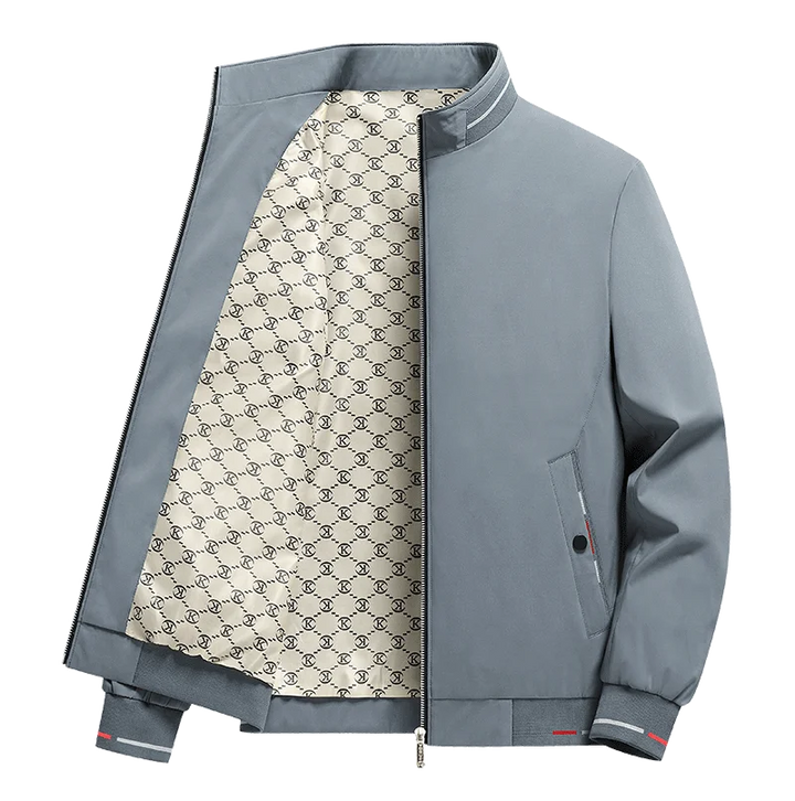 Drune | Stehkragenjacke aus Plüsch
