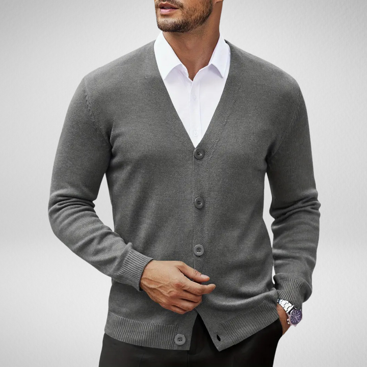 Drune | Strickjacke mit Knopfverschluss