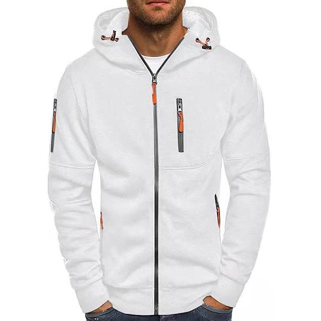 Drune | Leichte Herren Kapuzenjacke mit Reißverschluss