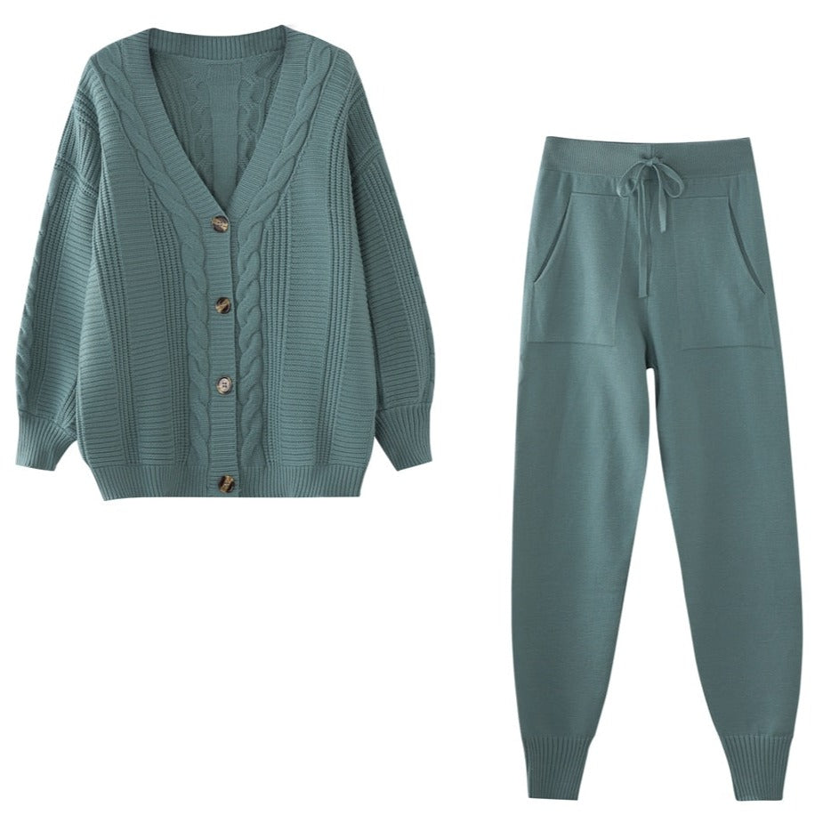 Drune | Bequeme 2-teilige Set Für Damen Weste Und Hose