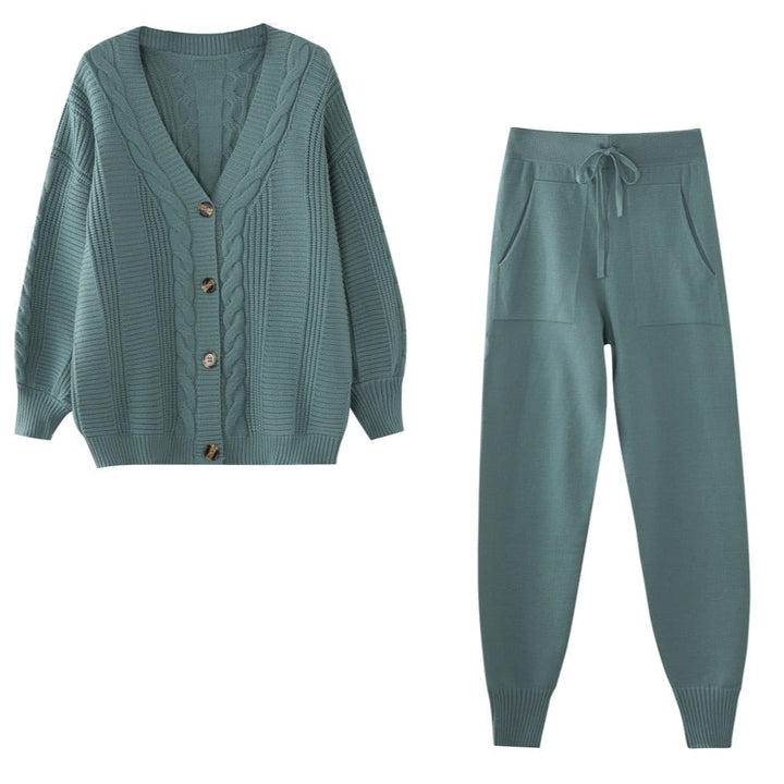 Drune | Bequeme 2-teilige Set Für Damen Weste Und Hose