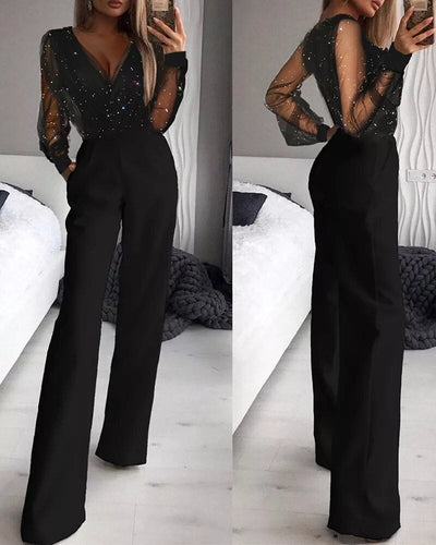 Drune | Stilvoller Einfarbiger Jumpsuit
