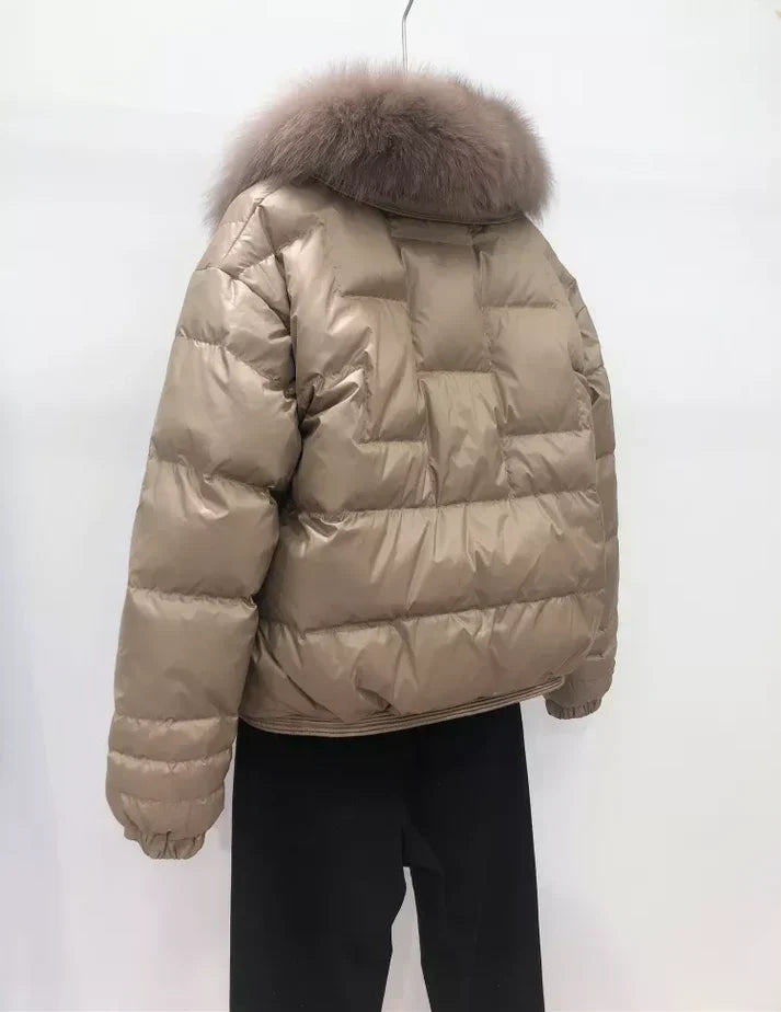 Drune | Bauschjacke Rosarot