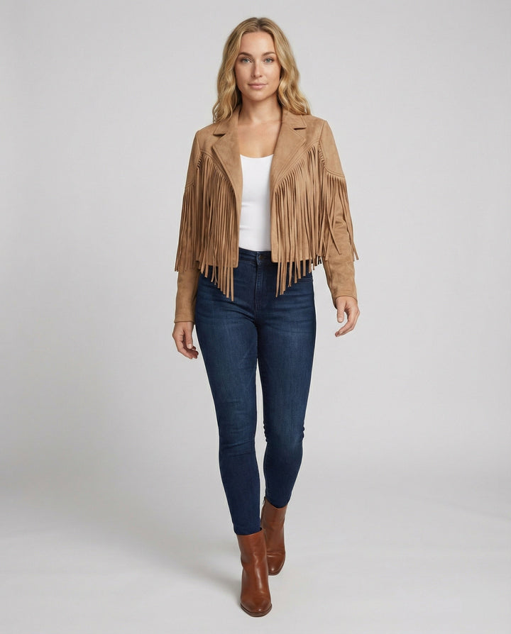 Drune | Retro Chic Jacke Mit Fransen