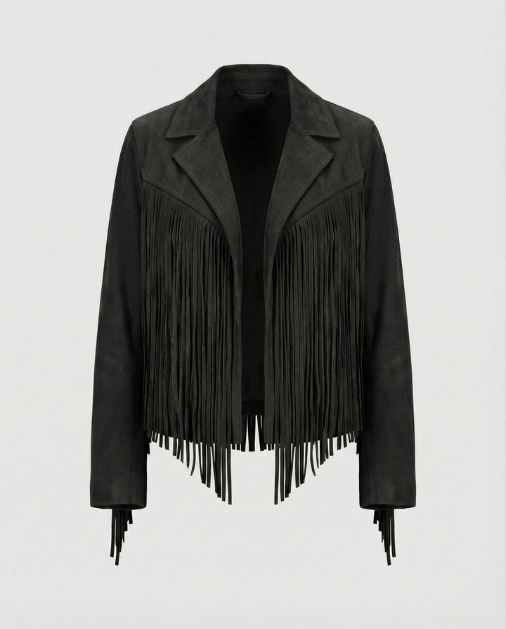 Drune | Retro Chic Jacke Mit Fransen
