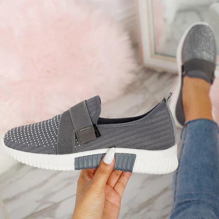 Drune | Slip on Damen Sneaker Mit Klettverschluss