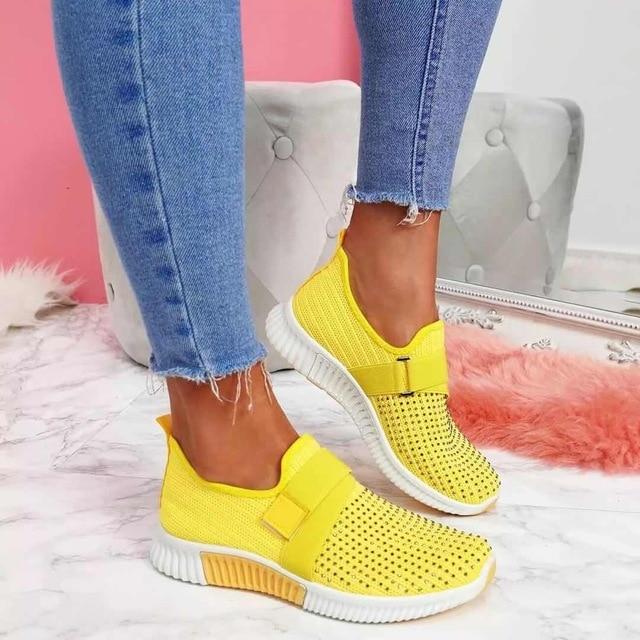 Drune | Slip on Damen Sneaker Mit Klettverschluss