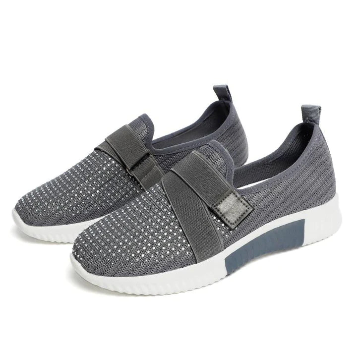 Drune | Slip-On-Sneaker Für Damen Mit Klettverschluss Verbessern Sie Ihre Laufhaltung!