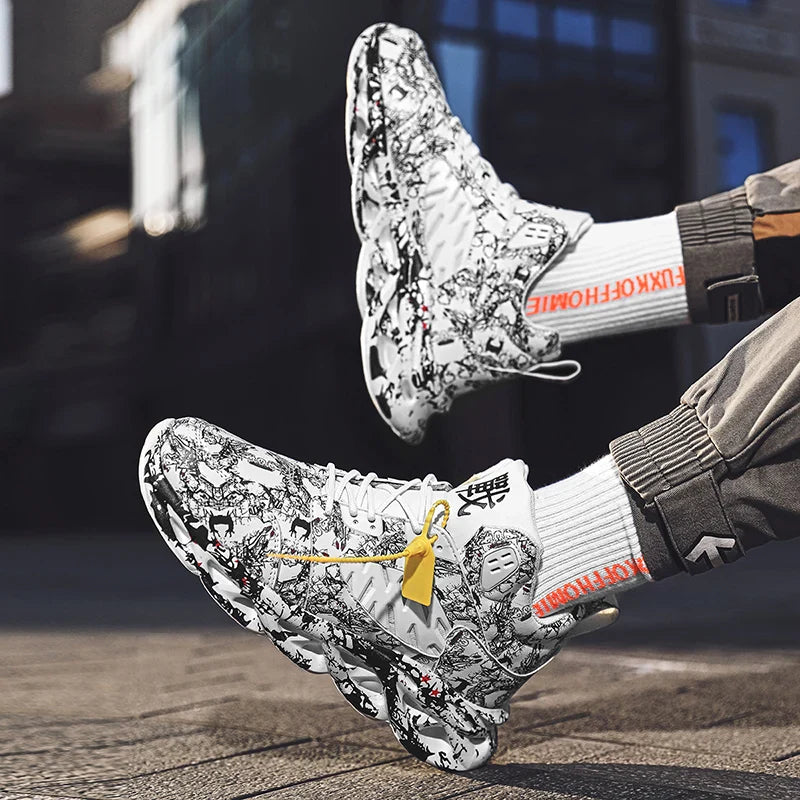 Drune | Sneaker mit grafischem Druck und High-Tech-Ausstattung