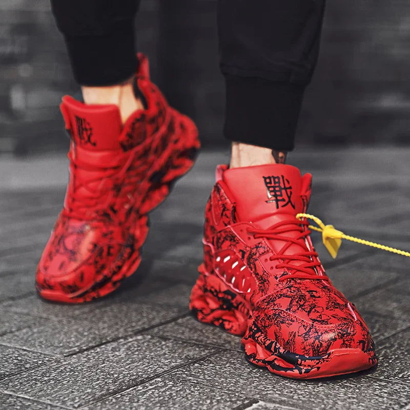 Drune | Sneaker mit grafischem Druck und High-Tech-Ausstattung