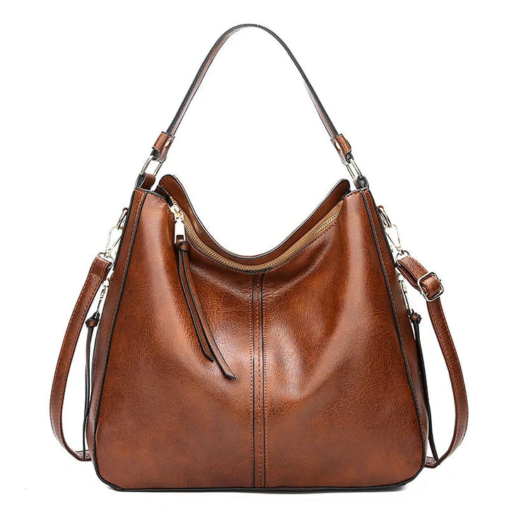 Drune | Vintage-Inspirierte Leder Hobo-Tasche