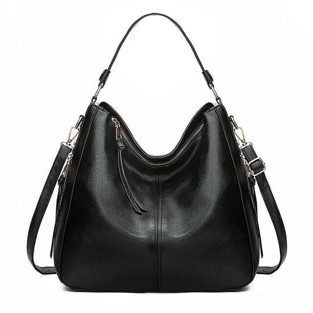 Drune | Leder Tasche Mit Großer Kapazität Und Seitenfächern