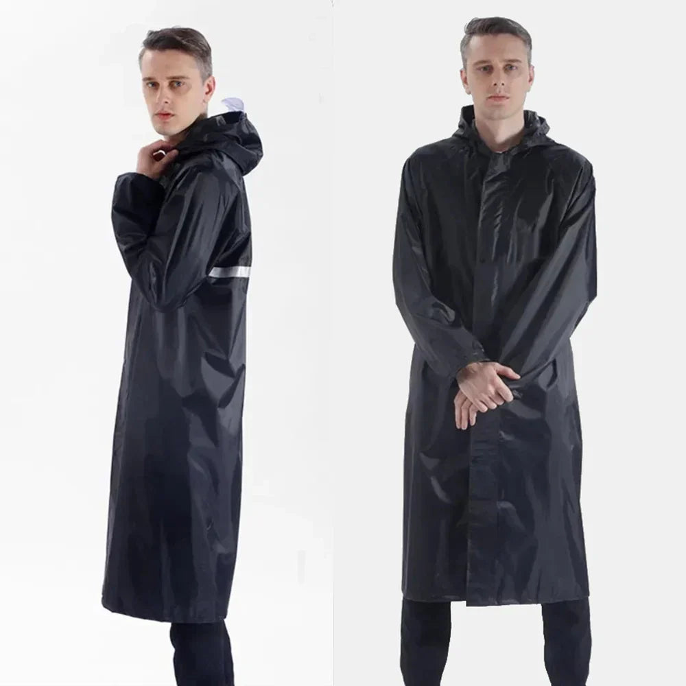 Drune | Schwarze Regenjacke für Erwachsene - Wasserdicht & atmungsaktiv für den Outdoor-Einsatz