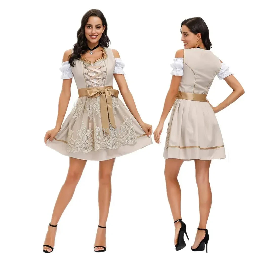 Drune Bayerisches Oktoberfest Dirndl Trachtenkleid