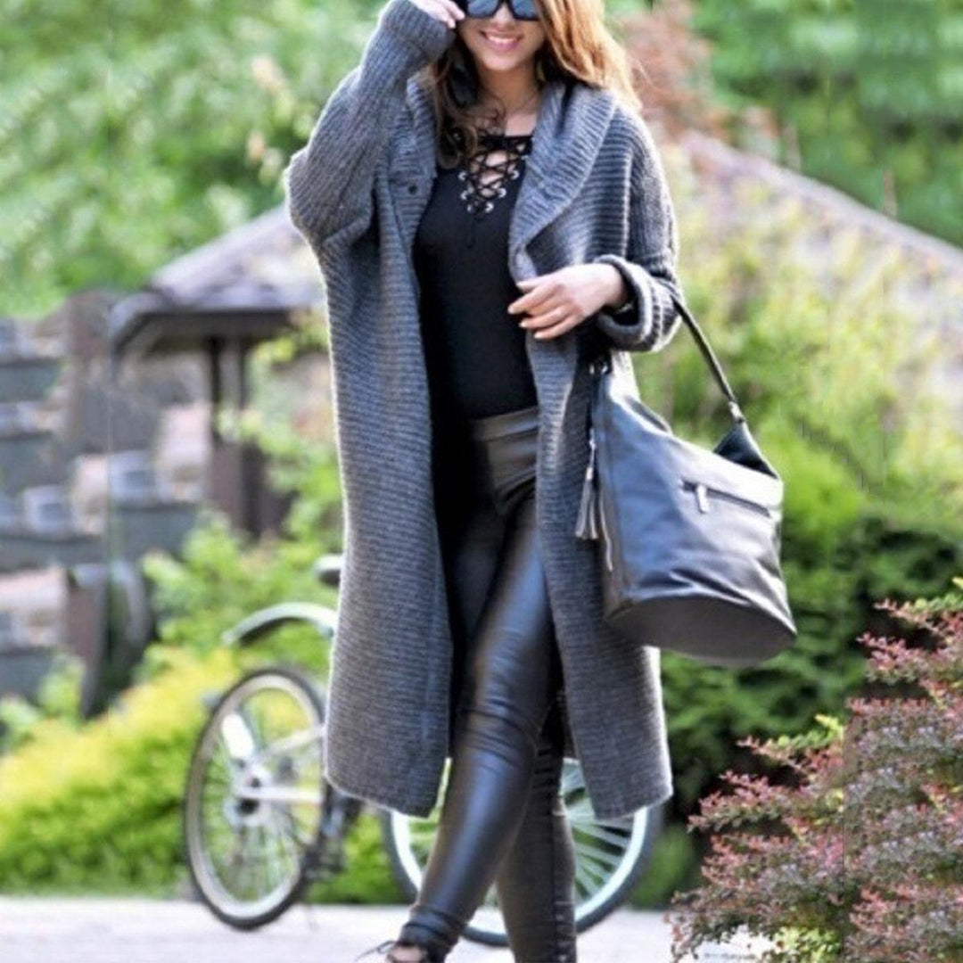 Drune | Hooded Strickjacke Baumwolle Polyester Mischung