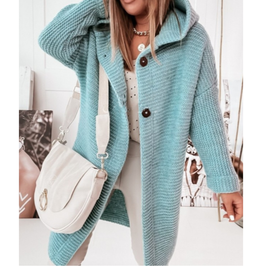 Drune | Kapuzen-Cardigan - Loose Fit Weicher Stoff Ganzjahres Trage
