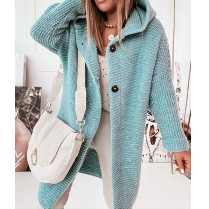 Drune | Kapuzen-Cardigan - Loose Fit Weicher Stoff Ganzjahres Trage