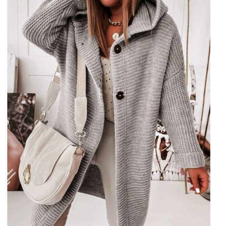 Drune | Kapuzen-Cardigan - Loose Fit Weicher Stoff Ganzjahres Trage