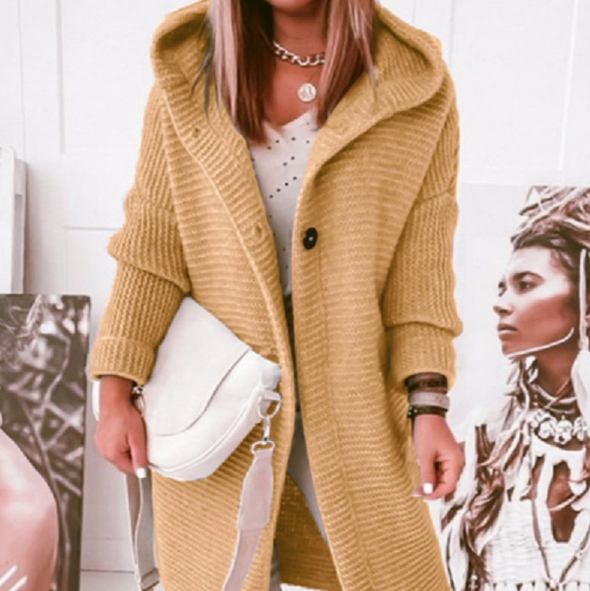 Drune | Kapuzen-Cardigan - Loose Fit Weicher Stoff Ganzjahres Trage