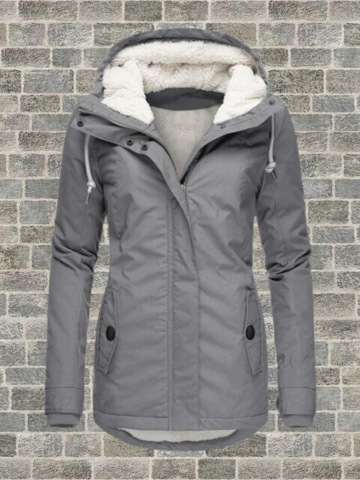 Drune | Hoodie-Wintermantel für Damen - Normale Passform