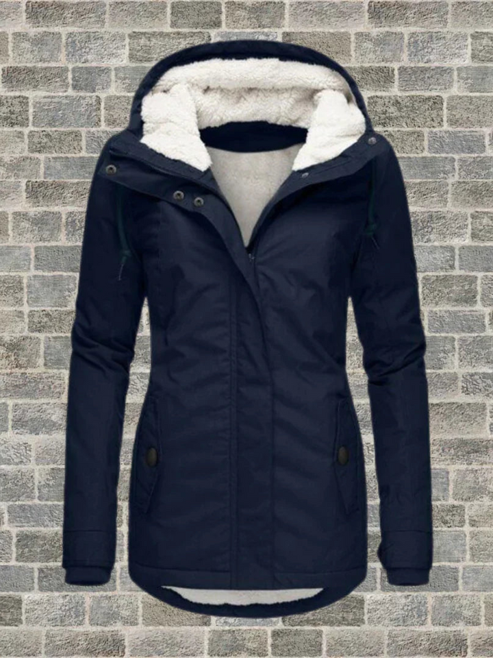 Drune | Hoodie-Wintermantel für Damen - Normale Passform