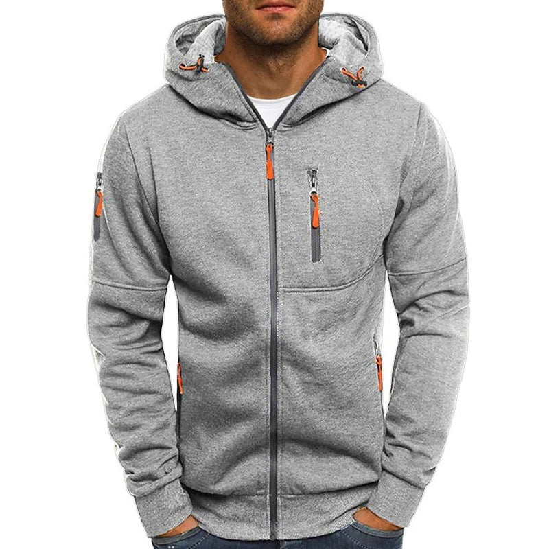 Drune | Reißverschluss Lässig Warm Zip-Up Herren