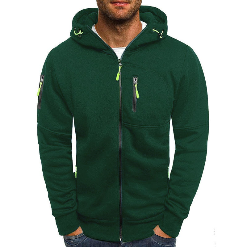 Drune | Reißverschluss Lässig Warm Zip-Up Herren