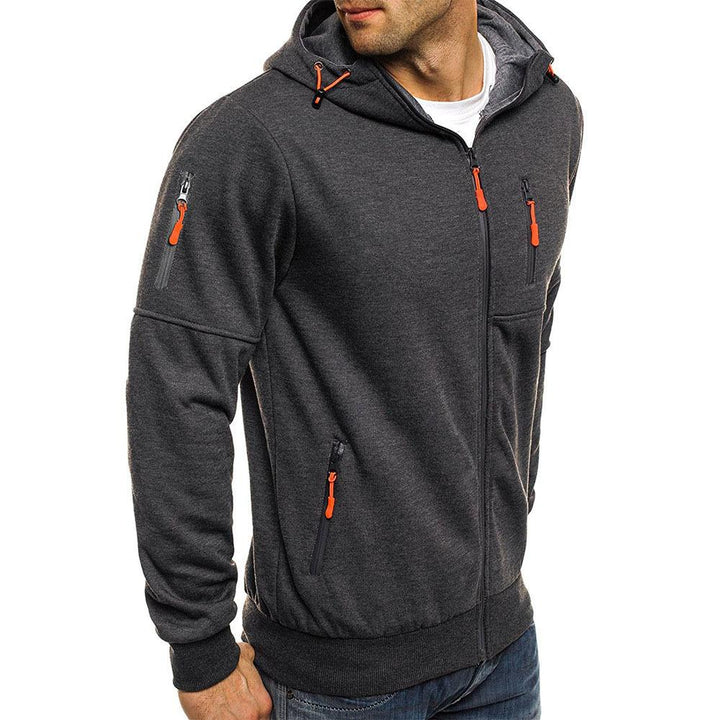 Drune | Reißverschluss Lässig Warm Zip-Up Herren
