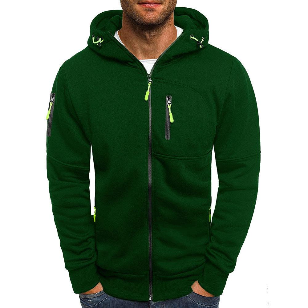 Drune | Reißverschluss Lässig Warm Zip-Up Herren